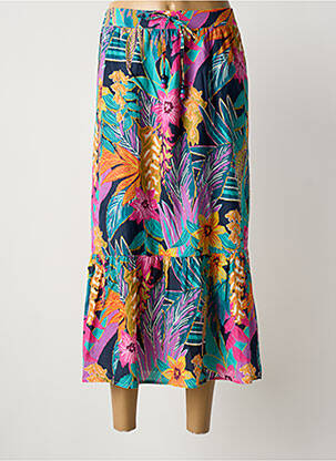 Fustă lungă albastru JULIE GUERLANDE femeie