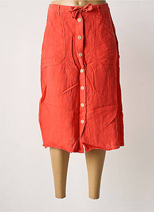 Fustă midi roșu ONE STEP femeie