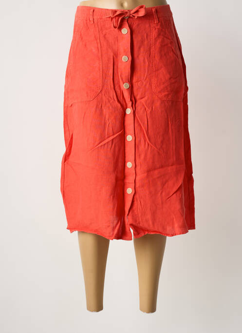 Fustă midi roșu ONE STEP femeie