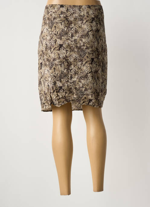 Fustă midi bej ONE STEP femeie