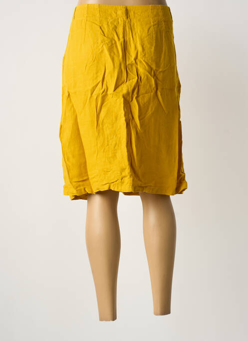 Fustă midi galben ONE STEP femeie