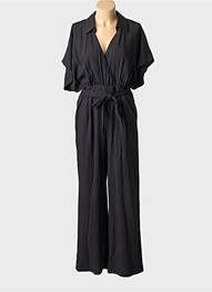 Salopetă-pantalon negru MOLLY BRACKEN femme
