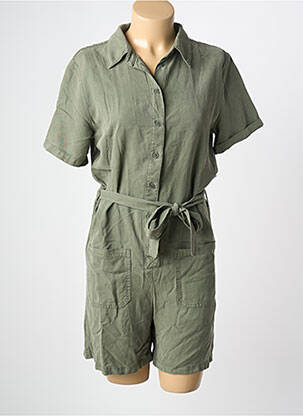 Salopetă scurtă verde HAPPY femeie