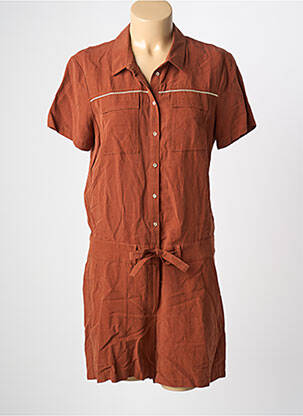 Salopetă scurtă maro ONE STEP femeie