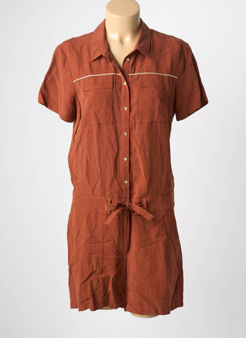 Salopetă scurtă maro ONE STEP femeie