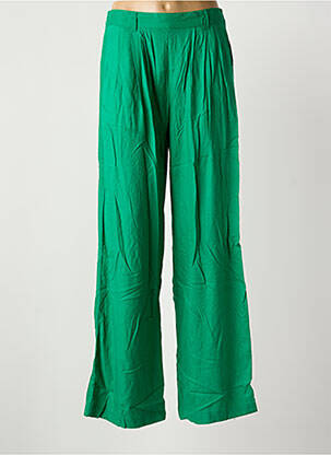 Pantalon larg verde LA PETITE ETOILE femeie