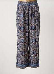 Pantalon larg albastru MOLLY BRACKEN femme