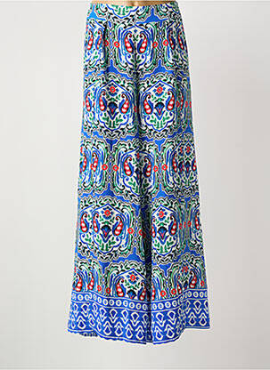 Pantalon larg albastru MOLLY BRACKEN femeie