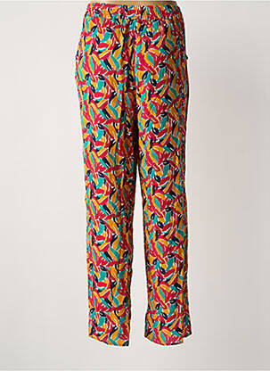 Pantalon drept galben JULIE GUERLANDE femeie