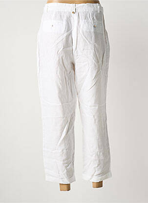 Pantalon 7/8 alb JULIE GUERLANDE femeie