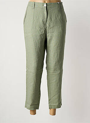 Pantalon 7/8 verde JULIE GUERLANDE femeie