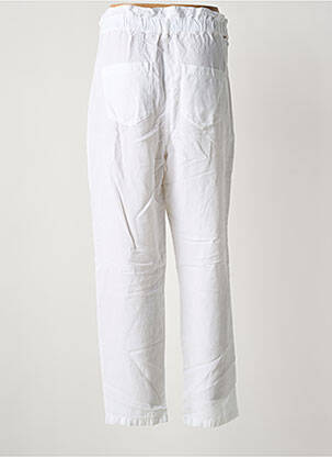 Pantalon drept alb HAPPY femme