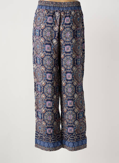 Pantalon larg albastru MOLLY BRACKEN femeie