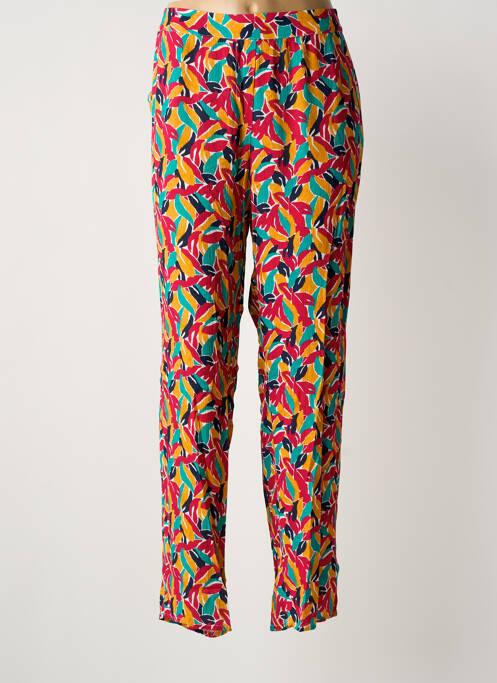 Pantalon drept galben JULIE GUERLANDE femeie