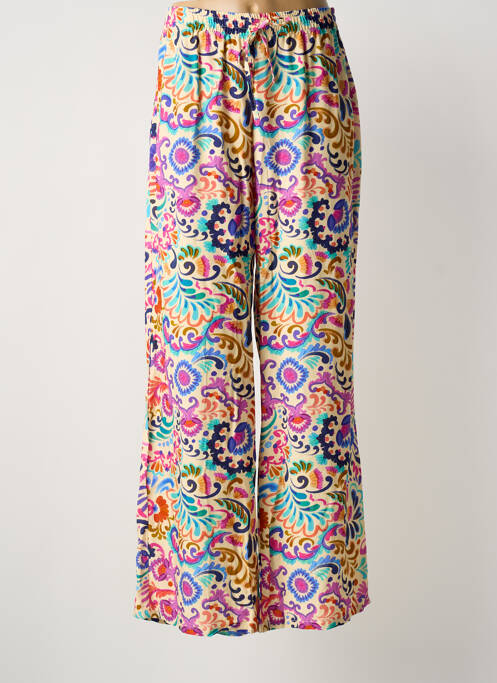 Pantalon larg albastru JULIE GUERLANDE femeie