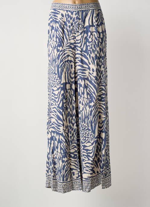 Pantalon larg albastru MOLLY BRACKEN femeie