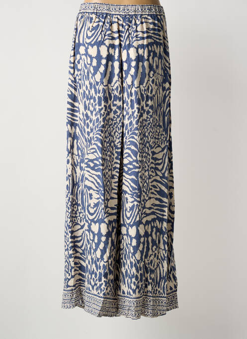 Pantalon larg albastru MOLLY BRACKEN femeie