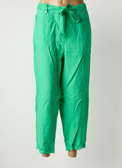 Pantalon 7/8 verde JULIE GUERLANDE femeie
