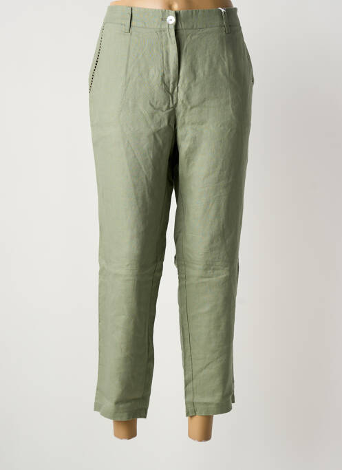 Pantalon 7/8 verde JULIE GUERLANDE femeie