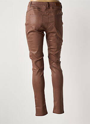 Pantalon slim maro JULIE GUERLANDE femeie