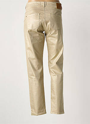 Pantalon slim auriu ONE STEP femeie