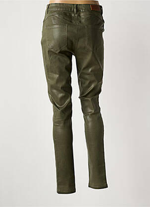 Pantalon slim verde JULIE GUERLANDE femeie