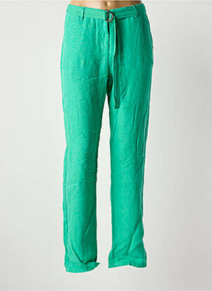 Pantalon drept verde DIPLODOCUS femeie