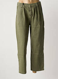 Pantalon 7/8 verde HAPPY femme
