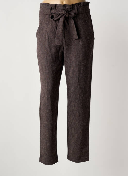 Pantalon drept maro LA FEE MARABOUTEE femeie