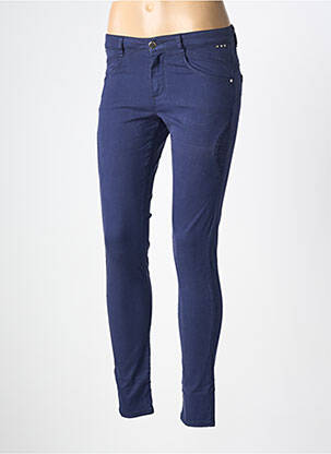 Blugi skinny albastru ONE STEP femeie