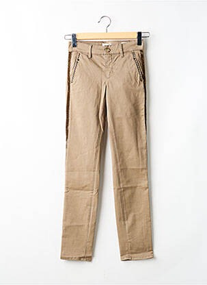 Pantalon slim bej HAPPY femeie