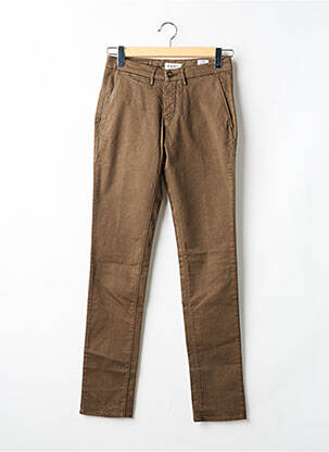 Pantalon chino maro HAPPY femeie