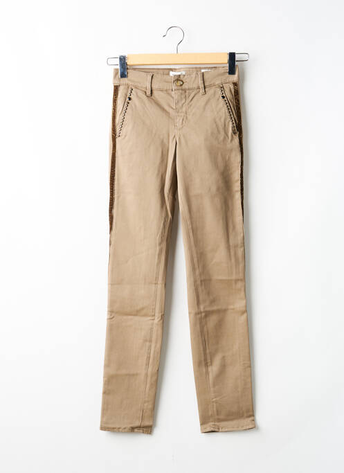 Pantalon slim bej HAPPY femeie