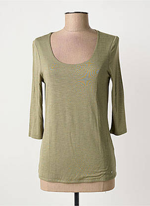 Tricou mâneci 3/4 mâneci 3/4 verde MARBLE femeie