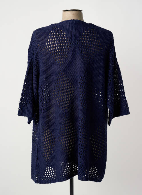 Vestă cu mâneci lungi albastru MARBLE femeie