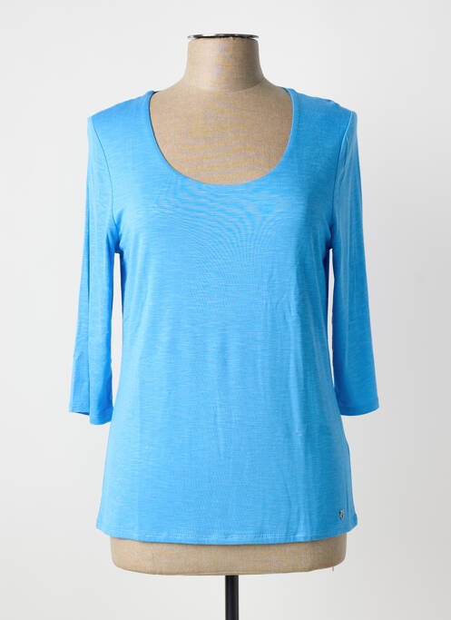 Tricou albastru MARBLE femeie