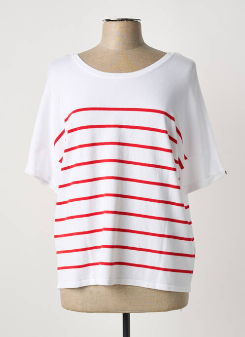 Tricou alb MARBLE femeie