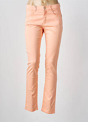 Pantalon slim portocaliu BRUNO SAINT HILAIRE femeie