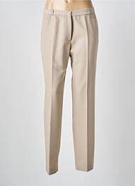 Pantalon slim buzunare talie înaltă bej ANNE KELLY femme