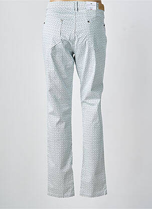 Pantalon slim țesătură poplin mărime normală albastru BRUNO SAINT HILAIRE femeie