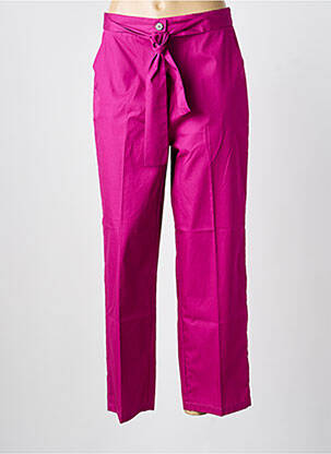 Pantalon 7/8 talie cu cleme mărime normală violet EMME M femeie