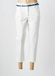 Pantalon 7/8 elasticitate mărime normală alb BETTY BARCLAY femme