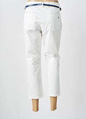 Pantalon 7/8 elasticitate mărime normală alb BETTY BARCLAY femme