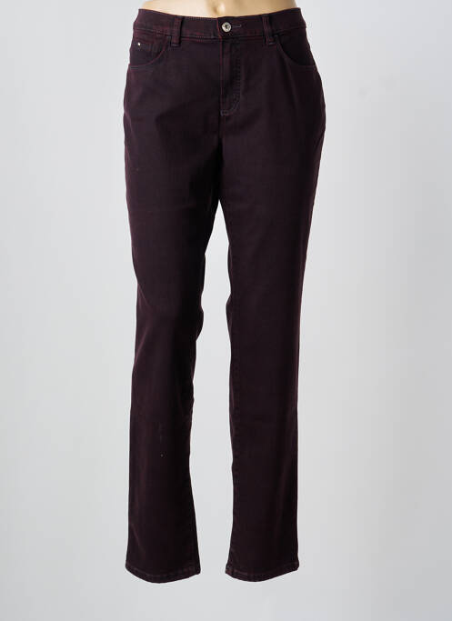 Blugi cu croială slim roșu BRUNO SAINT HILAIRE femeie