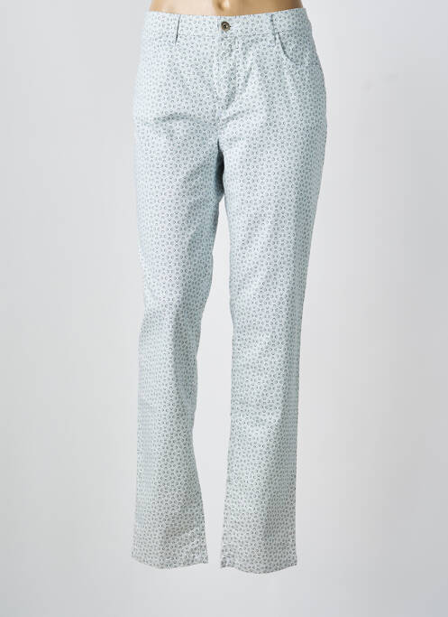 Pantalon slim albastru BRUNO SAINT HILAIRE femeie