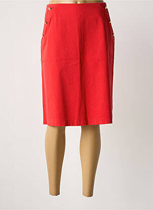 Fustă midi roșu SAINT HILAIRE femeie