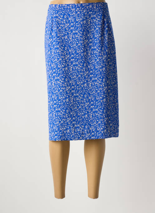 Fustă midi albastru PAUL MATIS femeie
