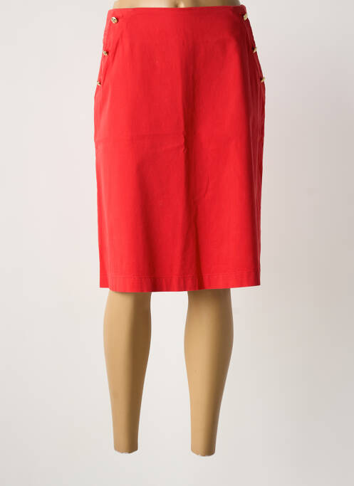 Fustă midi roșu SAINT HILAIRE femeie