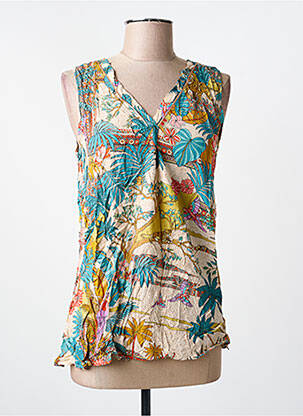 Top bej LA FEE MARABOUTEE femeie