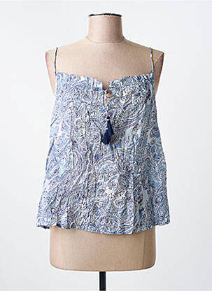 Top albastru ME-TISSE femeie